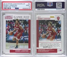 2019 Contenders Draft Picks Game Day Tickets Romeo Langford PSA 9 MINT Rookie RC