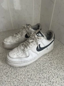 Nike Air Force 1 '07 Low White Black Uk 6.5 - Picture 1 of 5