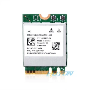 Realtek RTL8822CE For Lenovo WiFi Wireless Bluetooth Dual-band Card 02HK701 - Picture 1 of 5