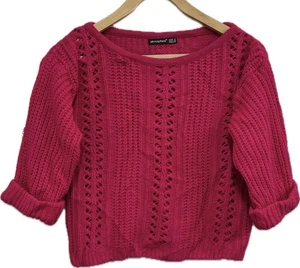 Strickpullover Damen rosa Größe UK 12 - Bild 1 von 3