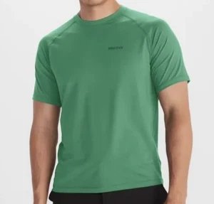 Marmot Shirt Uomo XL Trifoglio Windridge SS Atletica Performance Maglietta Leggera - Foto 1 di 7