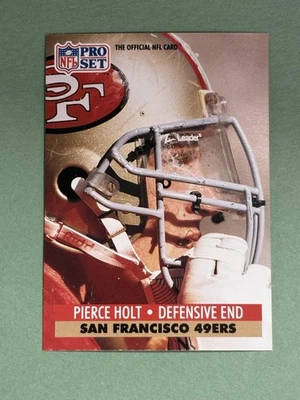 Pierce Holt 1991 Pro Set San Francisco 49ers #292 CC456 - Image 1 of 2