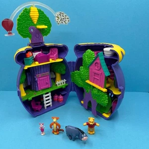 Vintage Bluebird Winnie Puuh Figuren Polly Pocket Hunny Pot Kompaktspielzeug 1998 - Bild 1 von 9