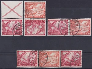 DR Wagner Zusammendrucke Mi.Nr. S 114 SK 20 W 55/56 gestempelt, 1933 (Mi. 360€) - Picture 1 of 1