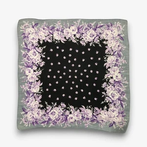 Vintage Yves Saint Laurent Handkerchief Scarf YSL Luxury Neckerchief Bandana 17" - Picture 1 of 4