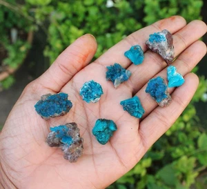 lote de CAVANSITA (10 nos) espécimen mineral natural #A2 - Imagen 1 de 9