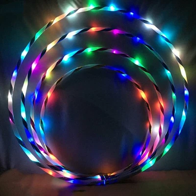 MARKENLOS Hula Hoop Cerchio Led Adulti e Bambini con Luci LED Cambio Leggero