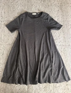 Chinti And Parker 100% Cotton Gray Tent Dress With Pockets Size M - Picture 1 of 5