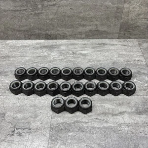 Menge 23 Befestigung 1"-8 Klasse 8 Einfache Oberfläche NE Stahl Nylon Einsatz Kontermutter, Neu - Bild 1 von 6