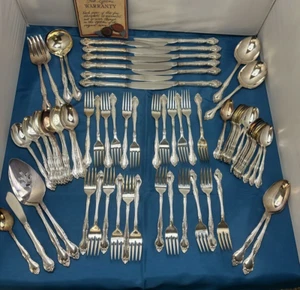 Service for 12 Plus Xtra Community Silverplate Silverware Flatware 72+ Pieces - Picture 1 of 12