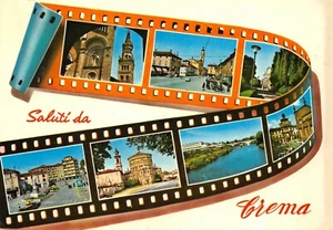 A4993) SALUTI DA CREMA VEDUTINE CREMONA - Imagen 1 de 2