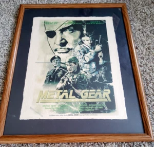 Metal Gear Solid Movie Print, RARE, Hideo Kojima Collectible, Fan Art, Poster - Bild 1 von 6