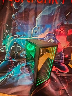 Custom Gaming Desktop PC i7 GTX 1060 16gb RAM 250gb SSD 1tb HDD WIFI Bluetooth - Image 1 of 4