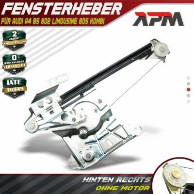 Alzavetro posteriore destro per audi a4 avant 8d2 b5 94-01 berlina - Immagine 1 di 4