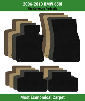 Lloyd Velourtex Front & Rear Row Carpet Mats for 2006-2010 BMW 650i  - Image 1 of 4