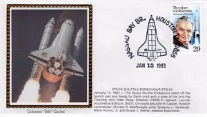 LAUNCHED SPACE SHUTTLE ENDEAVOUR STS-54 - HOUSTON, TX  1993  FDC17995 - Picture 1 of 1