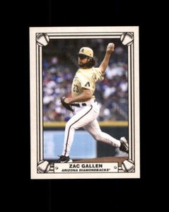 Zac Gallen #2 D'backs 2021 Topps 582 Montgomery Club Set #3 Lost Design