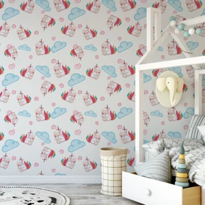 Baby Room Decor - ADHESIVE VINYL WALLPAPER - B059 - Picture 1 of 1