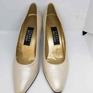 stuart weitzman s205072 tanish gold shoe 7 - Bild 1 von 5