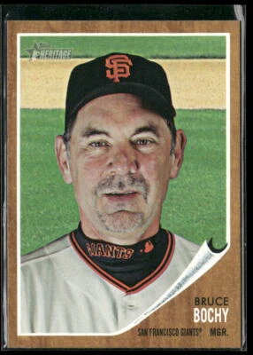 2011 Topps Heritage #322 Bruce Bochy - Image 1 of 2