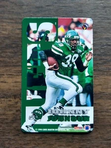 RARE 1994/95 Johnny Johnson PRO MAGS NFL Magnet #107 New York Jets Football Card - Picture 1 of 2