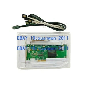 LSI 9211-4i 6G SAS HBA FW:P20 IT Mode ZFS FreeNAS unRAID + SFF-8087 SATA - Picture 1 of 5