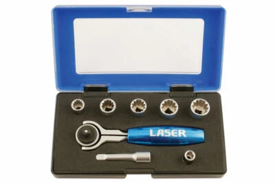 Laser 5530 8 Piece 1/4" Drive Alldrive Socket Set TSP5 - Image 1 of 4