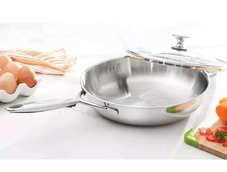 L 5837 Princess House Tl3 Healthy Cook Solutions 8.5" Skillet W/vented Lid