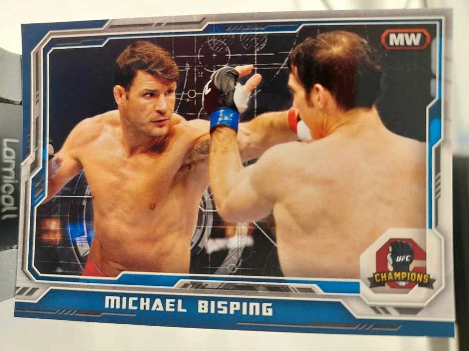 Michael Bisping #55 2014 Topps UFC Champions Blue #40/88 - Image 1 of 2