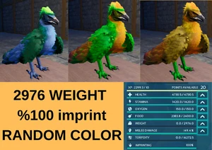 Argentavis %100 imprint Adult & Fert EGGS Ark Survival Ascended Official PVE - Picture 1 of 2