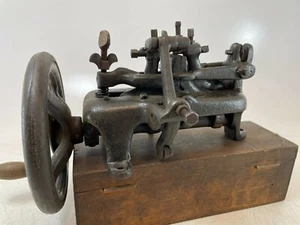 Band Saw Teeth Setting Machine - Hand Crank - Bandsaw - Vintage (?Disston?) - Picture 1 of 12