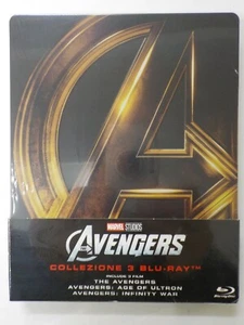 Avengers 1 a 3 Trilogia Film Blu-ray Steelbook Audio Italian COMPRO FUMETTI SHOP - Foto 1 di 3