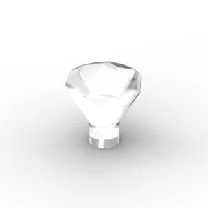 Lego 10x Kristall Juwel 1x1 jewel 24 facet 30153 transparent klar trans-clear - Picture 1 of 1