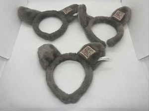 Lot of 3 Great Wolf Lodge Headband Wolf Ears Plush Furry Halloween Dress Up YA2 - Picture 1 of 10