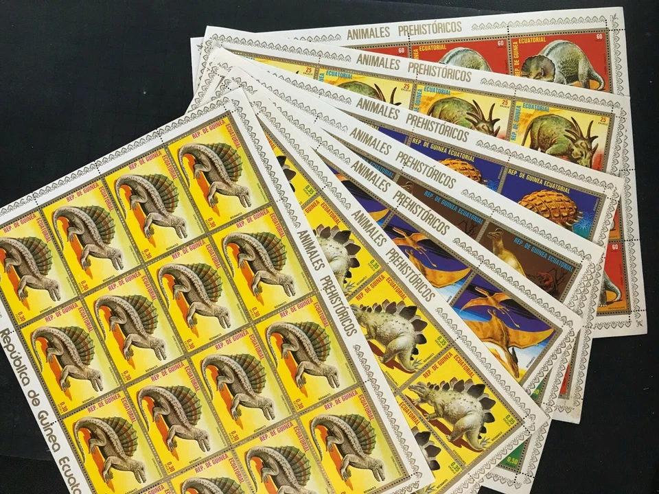 Guinea Ecuatorial #Mi1361-Mi1367 MNH M/S Locomotoras Trenes [7868-7874] Foto 1 de 1