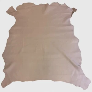 Beige Gray Leather Hides Pebble Finish Thin Crafting Material Upholstery Fabric - Picture 1 of 7