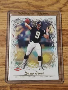 2001 Pacific Impressions Blue Back #202 Drew Brees Rookie RC San Diego Chargers - Picture 1 of 3