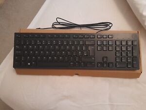 Dell USB Keyboard KB216 - Slim Wired Black UK Layout *BRAND NEW* KB216-BK-UK