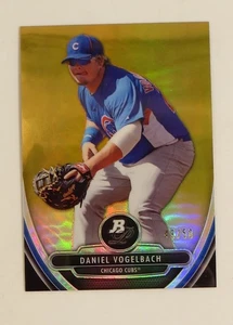 Chicago Cubs Baseball Card Daniel Vogelbach Gold 49/50 Bowman Platinum - Picture 1 of 3