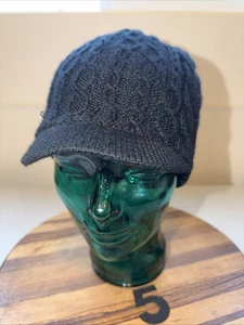 ICEBREAKER, SCHWARZE MERINOWOLLE MIT WEICHER GEIZIGER KREMPE.  One Size, sehr guter Zustand. #5 - Bild 1 von 3