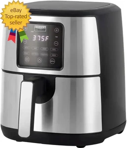PRO - 4.2-Qt Touchscreen Air Fryer Stainless Steel - Picture 1 of 8