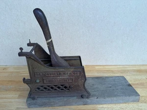 Vtg Bloomfield French Fry Cutter Cast Iron  Made In Chicago ILL - Picture 1 of 10