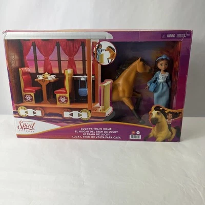 Juego Spirit Untamed Lucky's Train Home con muñeca de la suerte nuevo EN CAJA Foto 1 de 4