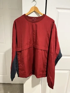 Dockers Golf Mens Pullover Windbreaker Jacket Activewear Outdoors Long Sleeve-L - Picture 1 of 9