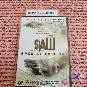 Saw Special Edition DVD Jigsaw Tobin Bell Danny Glover New & Sealed - Imagen 1 de 1