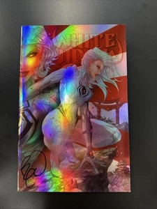 White Widow #7 Signed By Benny Powell + COA Wraparound Foil Variant Cover - Picture 1 of 6
