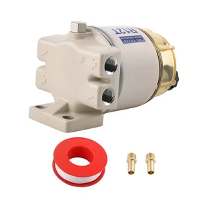 Filtro separador de agua combustible R12T S3240 3/8 NPT para equipos agrícolas 30GPH - Imagen 1 de 12