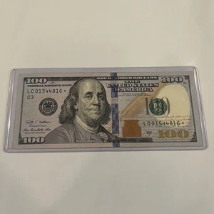 *Circulated Series 2009 A $100 Dollar Federal Reserve STAR* Note LC01544816* - Picture 1 of 4