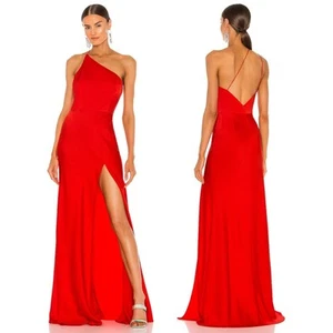 Maxi Vestido SAU LEE Hailey Un Hombro Satinado Formal Gala Fiesta Baile de graduación Elegante Talla 10 - Imagen 1 de 15