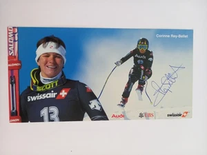 Corinne Rey Bellet - Skirennfahrerin - original Autogramm - ca. 10x21cm - Autogr - Picture 1 of 1